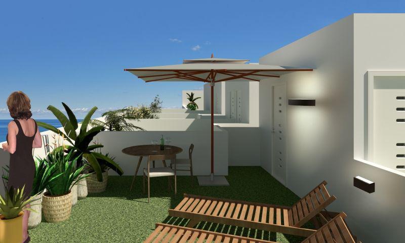 Modern coastal city building less than 500 meters from the beach in Guardamar del Segura. Features 2-3 bedroom homes with terraces, private solarium, storage room, Jacuzzi, underground parking, and commercial space.